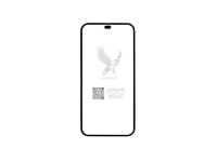 Mặt kính luôn keo iPhone 15 (đại bàng)