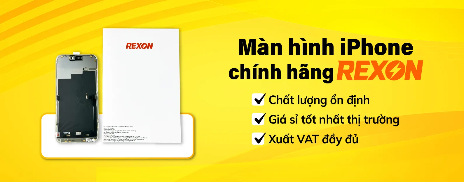 Màn hình iPhone chính hãng Rexon