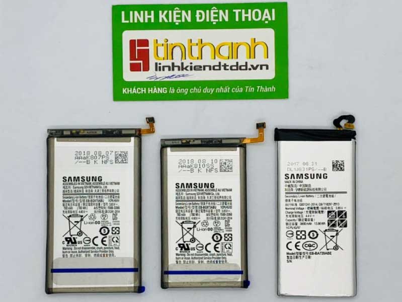 Pin là một trong những loại linh kiện samsung được sử dụng nhiều nhất