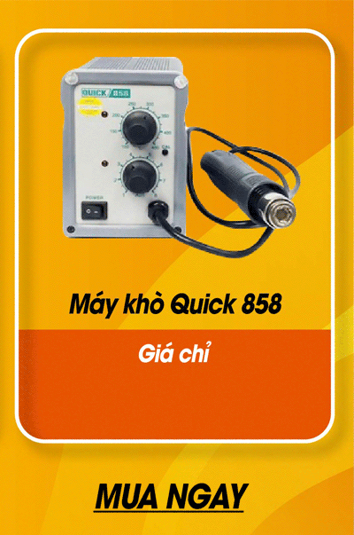 Máy khò Quick 858 trị giá 1.550.000 đồng tại Linh kiện Tín Thành