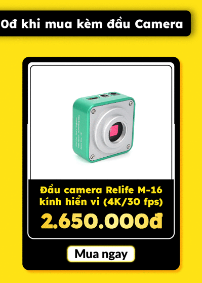 Đầu camera Relife M-16 cho kính hiển vi (4K/30 fps)
