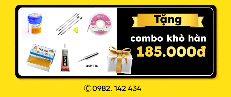 Tặng combo khò hàn 180000đ