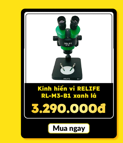 Kính hiển vi RELIFE RL-M3-B1 xanh lá
