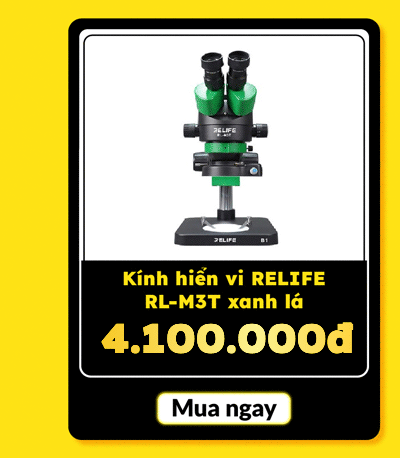 Kính hiển vi RELIFE RL-M3T xanh lá