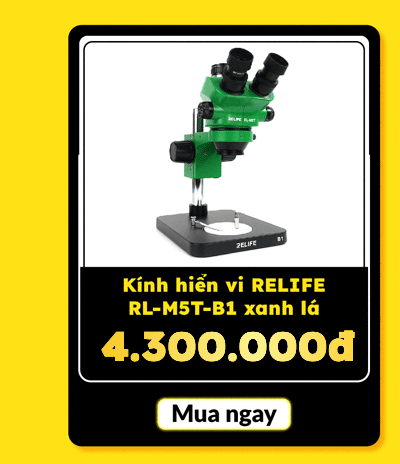 Kính hiển vi RELIFE RL-M5T-B1 xanh lá