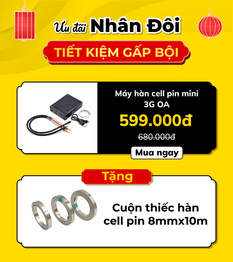 Máy hàn cell pin mini 3G OA