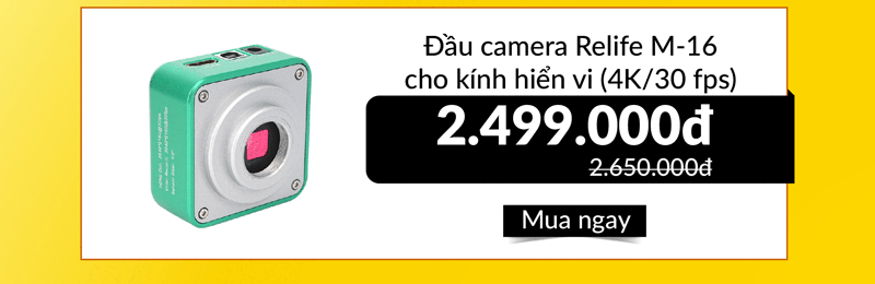 Đầu camera Relife M-16 cho kính hiển vi (4K/30 fps)