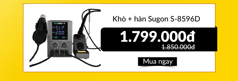 Máy khò + hàn Sugon S-8596D