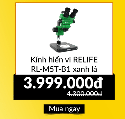 Kính hiển vi RELIFE RL-M5T-B1 Xanh lá