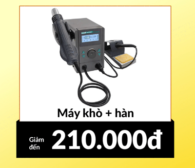 Máy khò + hàn giảm đến 210.000đ