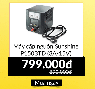 Máy cấp nguồn Sunshine P1503TD