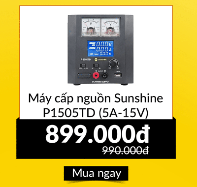 Máy cấp nguồn Sunshine P1505TD
