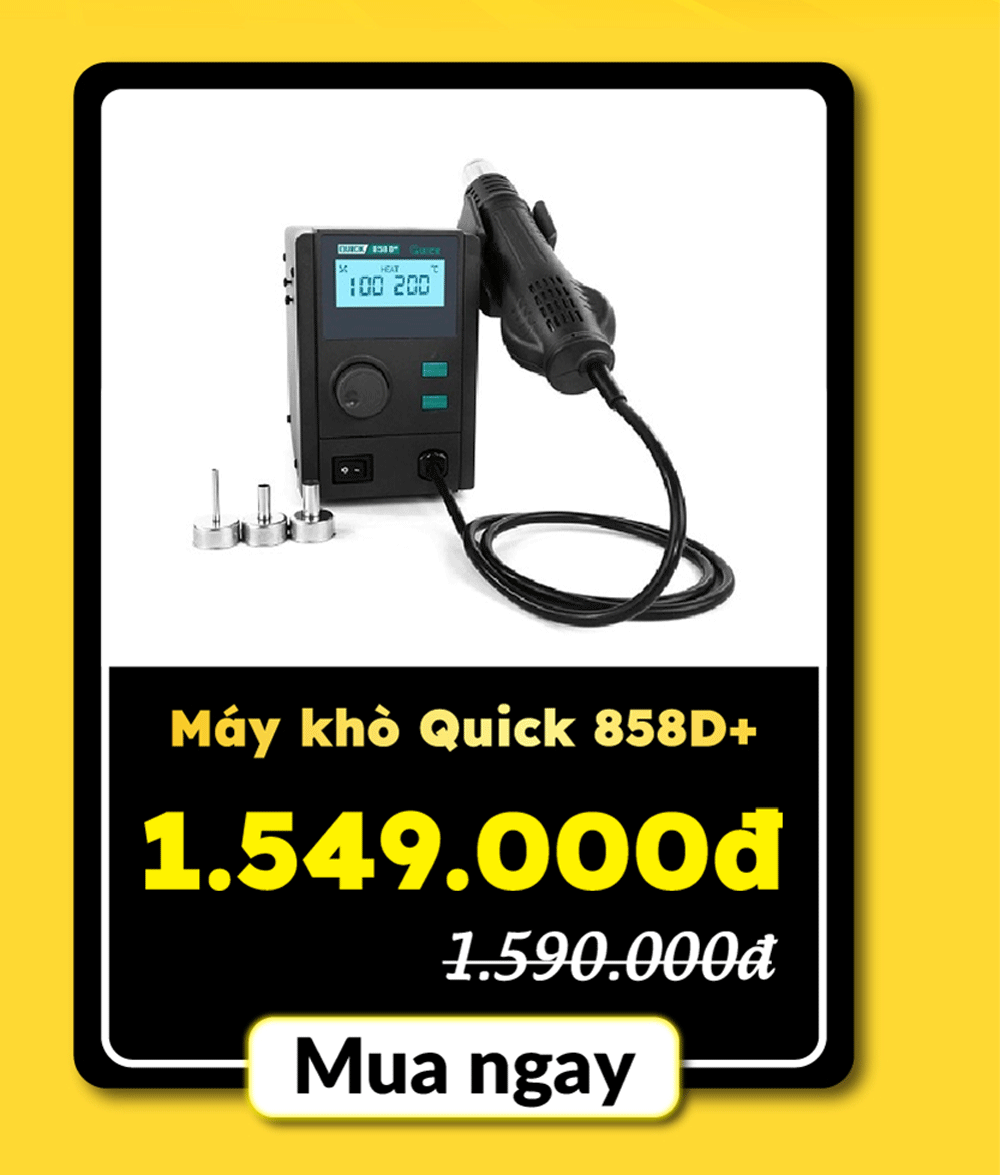 Máy khò Quick 858D+