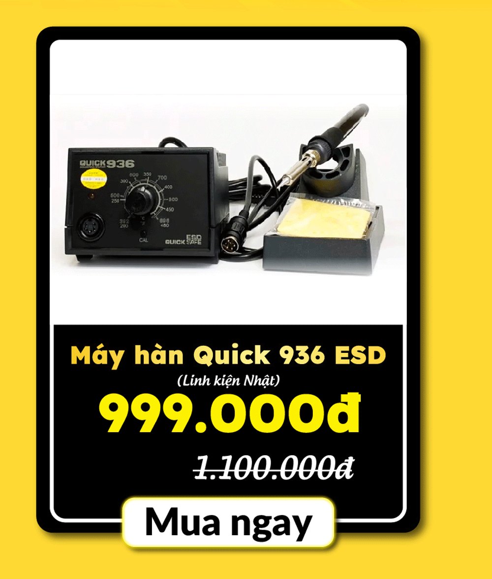 Máy hàn QUICK 936 ESD