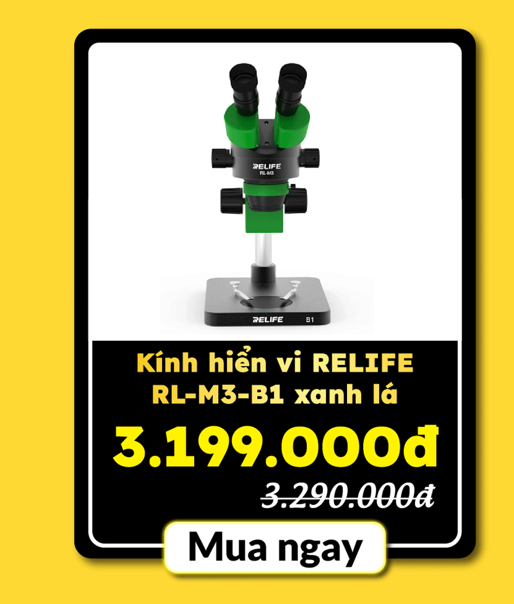 Kính hiển vi RELIFE RL-M3-B1 Xanh lá