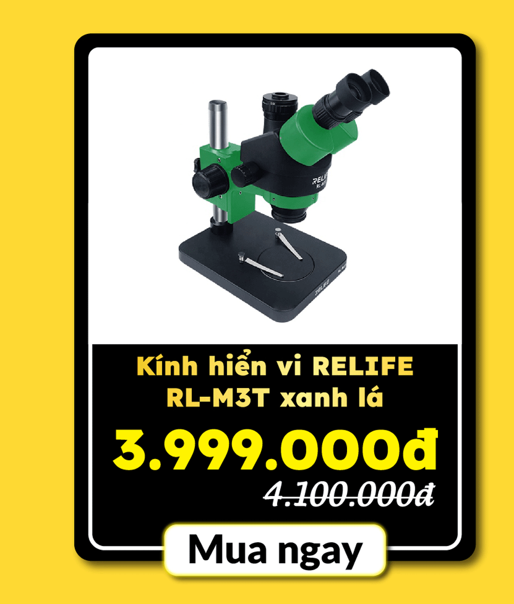 Kính hiển vi Relife RL-M3T Xanh lá