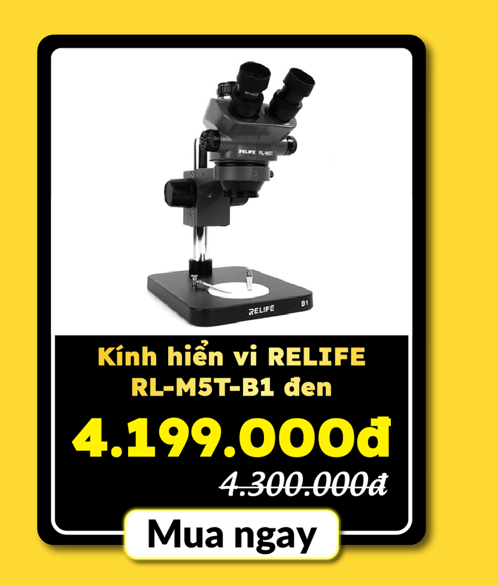 Kính hiển vi RELIFE RL-M5T-B1 Đen
