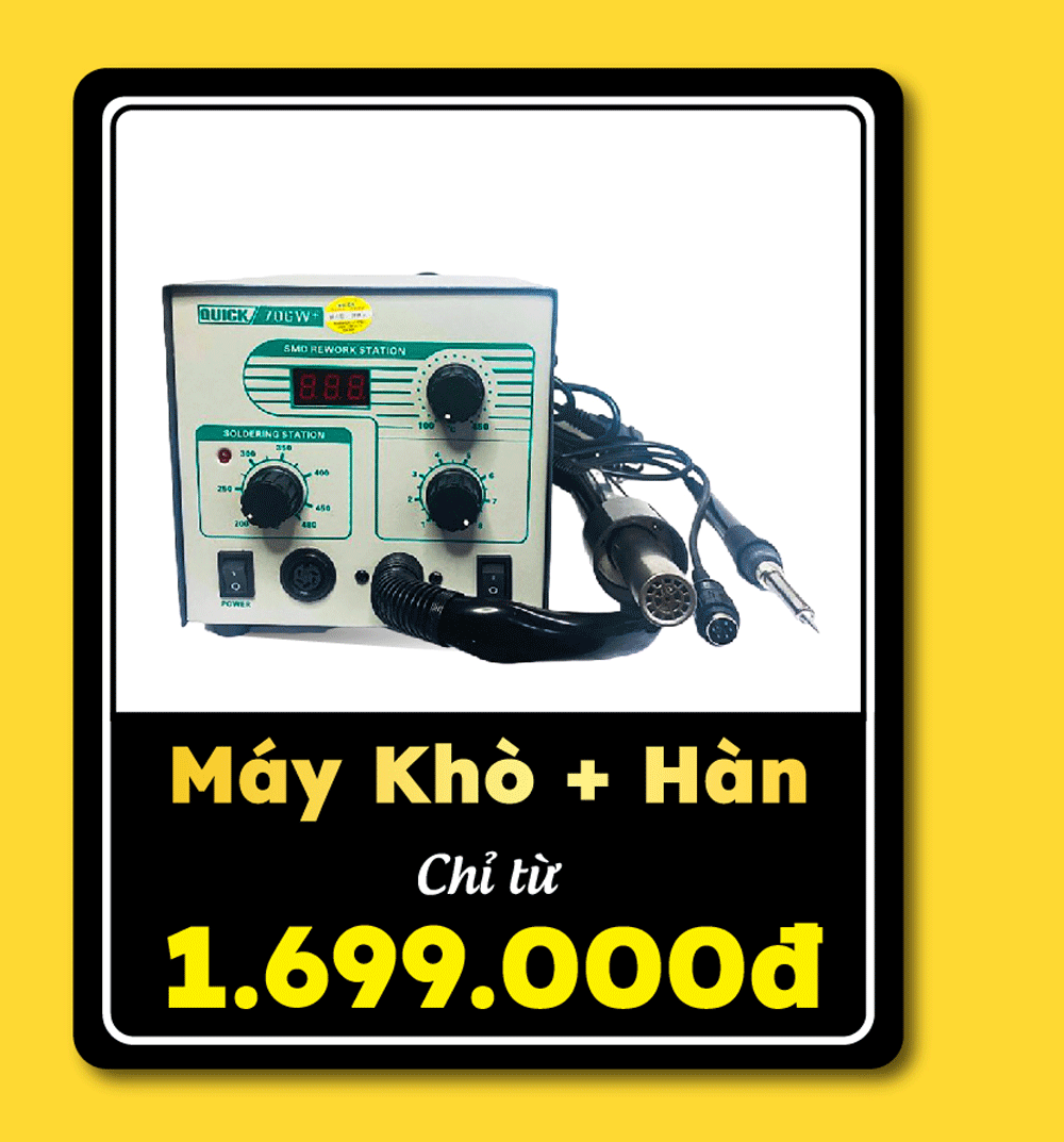 Máy khò + Hàn