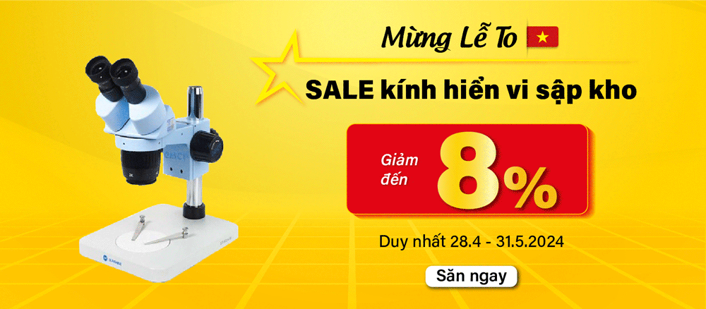 Kính hiển vi giảm đến 8%