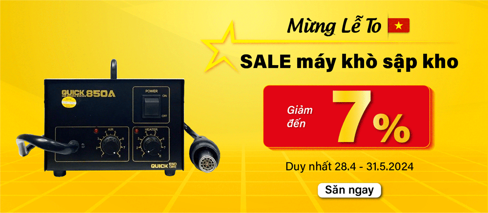 Máy khò giảm đến 7%
