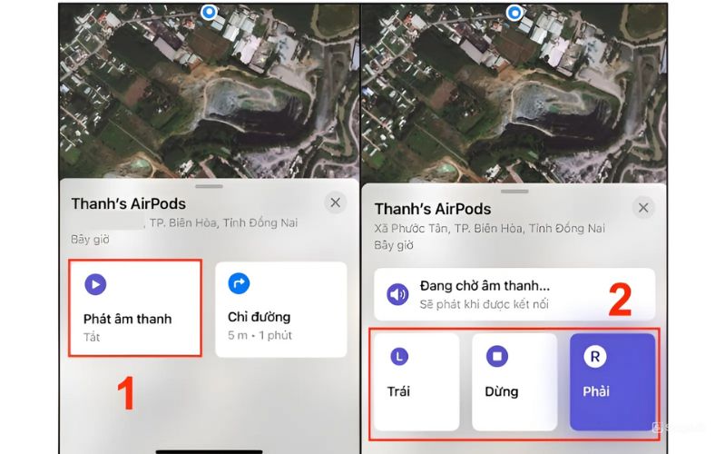cách tìm tai nghe AirPods bị mất