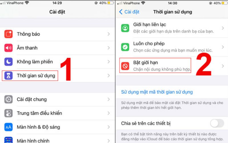 mất biểu tượng app store trên iphone