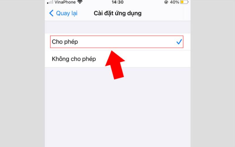 mất biểu tượng app store trên iphone