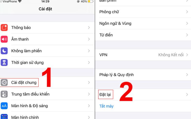 mất biểu tượng app store trên iphone