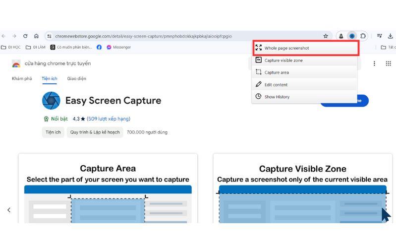 Cách chụp màn hình toàn trang web trên Chrome và Firefox