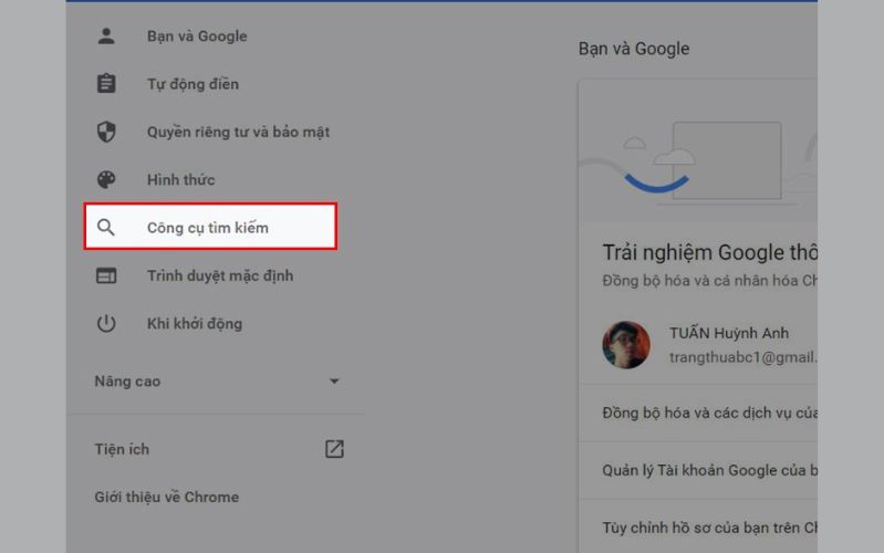 cách gỡ bỏ Yahoo Search trên Google Chrome
