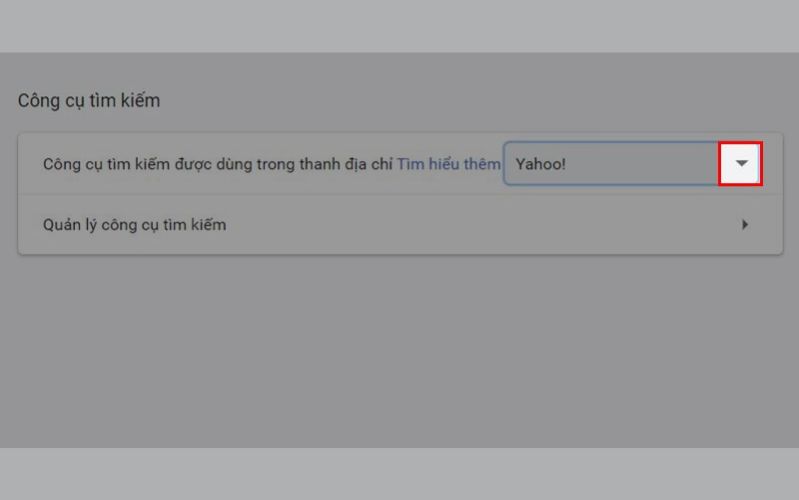 cách gỡ bỏ Yahoo Search trên Google Chrome