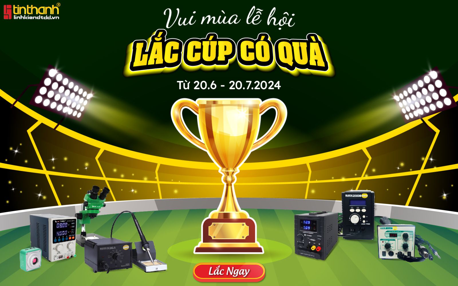 Vui mùa lễ hội - lắc cúp có quà