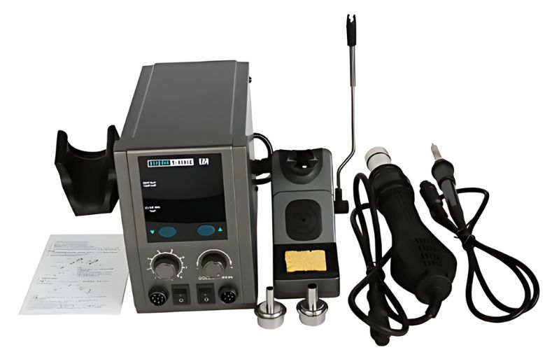 Máy khò + hàn Quick 8586D+ 2in1